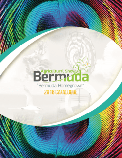 2016 Catalogue - The Ag Show Bermuda