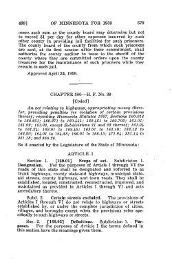 499] OF MINNESOTA FOR 1959 679 oners such sum as the county