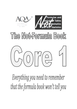 C1 Not-Formula Book