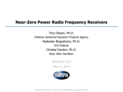 Near-Zero Power Radio Frequency Receivers