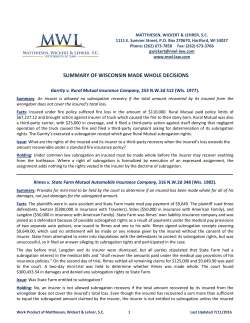 summary of wisconsin made whole decisions