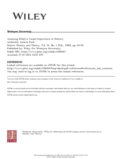 Assessing Relative Causal Importance in History
