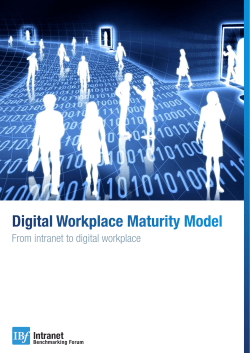 Digital Workplace Maturity Model