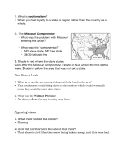 Sectionalism Note guide (1)