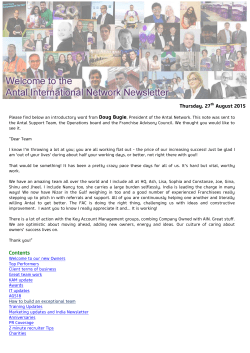 Newsletter -July-aug-2015