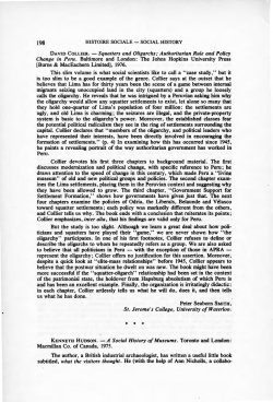 198 DAVID CoLLIER. -Squatters and Oligarchs