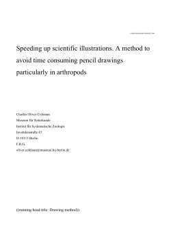 Speeding up scientific illustrations. A method to avoid