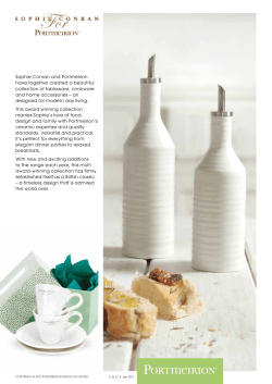 Sophie Conran and Portmeirion have together created a beautiful