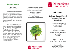 nsslha - Minot State University