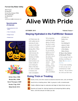 Alive With Pride - Forrest City Water Utility