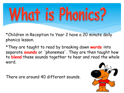 Find out about Phonics Session for Parents