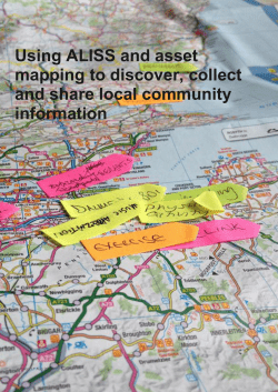 Using ALISS and asset mapping to discover, collect and share local