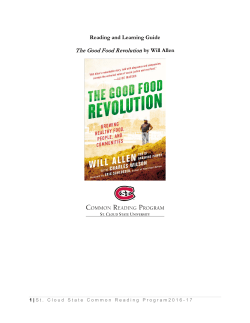 Good Food Revolution - St. Cloud State University