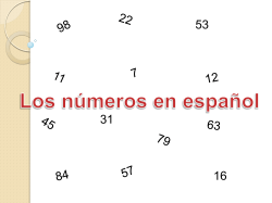 Los números en español