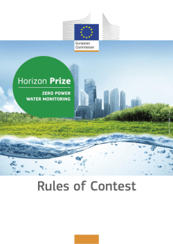 Rules of Contest - European Commission