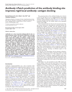 Antibody i-Patch prediction of the antibody