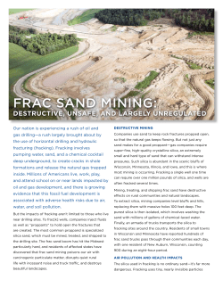 Frac Sand Mining