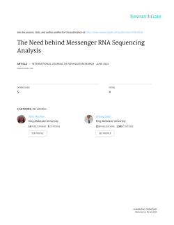 The Need behind Messenger RNA Sequencing Analysis