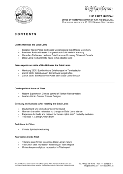 Content  - The Tibet Bureau
