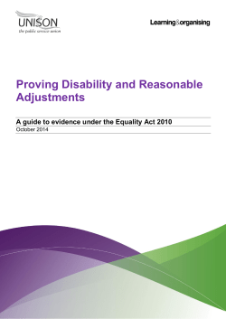 Proving disability and