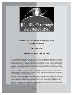 How Far is Far? - Journey through the Universe