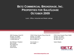 betz commercial brokerage, inc. properties