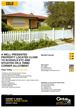 A WELL PRESENTED PROPERTY LOCATED CLOSE TO