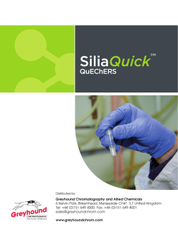 SiliCycle SiliaQuick QuEChERS