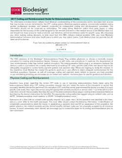 Biodesign Enterocutaneous Fistula Plug 2017
