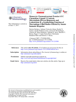 Immune Response Macrophage Lipid Bodies Elicited by Innate