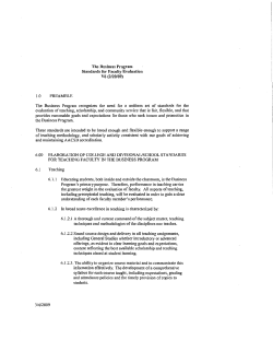 1.0 PREAMBLE provides reasonable goals and expectations for