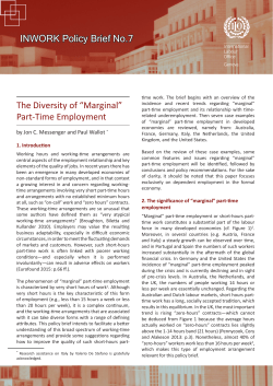 The Diversity of "Marginal" Part-Time Employment  pdf