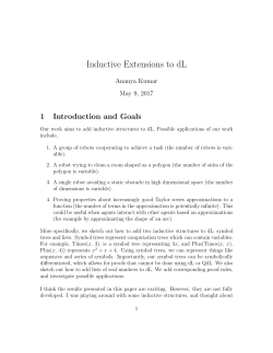 Inductive Extensions to dL