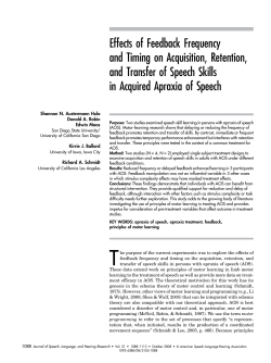 Austermann Hula et al - Human Performance Research