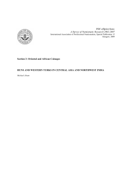 A Survey of Professional Numismatics_Table of Content