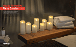 Mirage Flickering Flame Candles