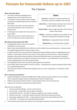 The Chartists - Deans Community High School