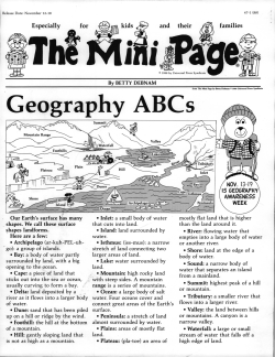 Especially for and their families