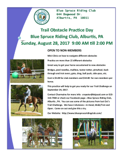 Fall Show Practice - Blue Spruce Riding Club