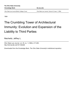 The Crumbling Tower of Architectural Immunity