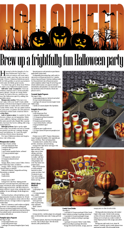 Masquerade Cookies Pumpkin Spice Popcorn