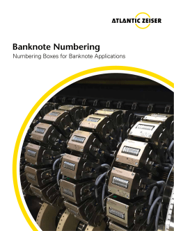 Banknote Numbering