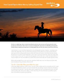 Four Crucial Tips to Make Money Selling Digital Files