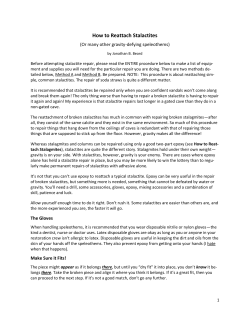 How to Reattach Stalactites