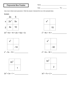 2x 5x 4x 10 x 2 2x 5 x 15 x -14 x