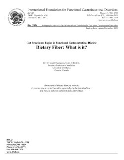 Dietary Fiber - Ogden Gastro