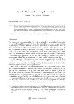 Scientific Theories as Intervening Representations