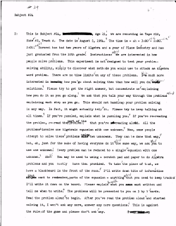 Subject #24 i E: This is Subject #24