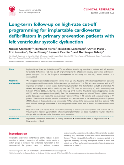 Long-term follow-up on high-rate cut