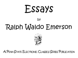 Ralph Waldo Emerson